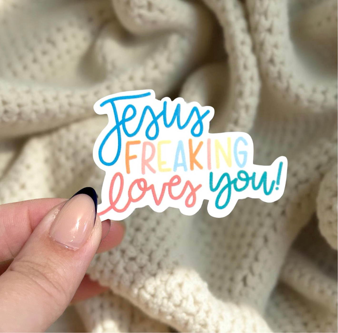 Jesus Loves You Sticker