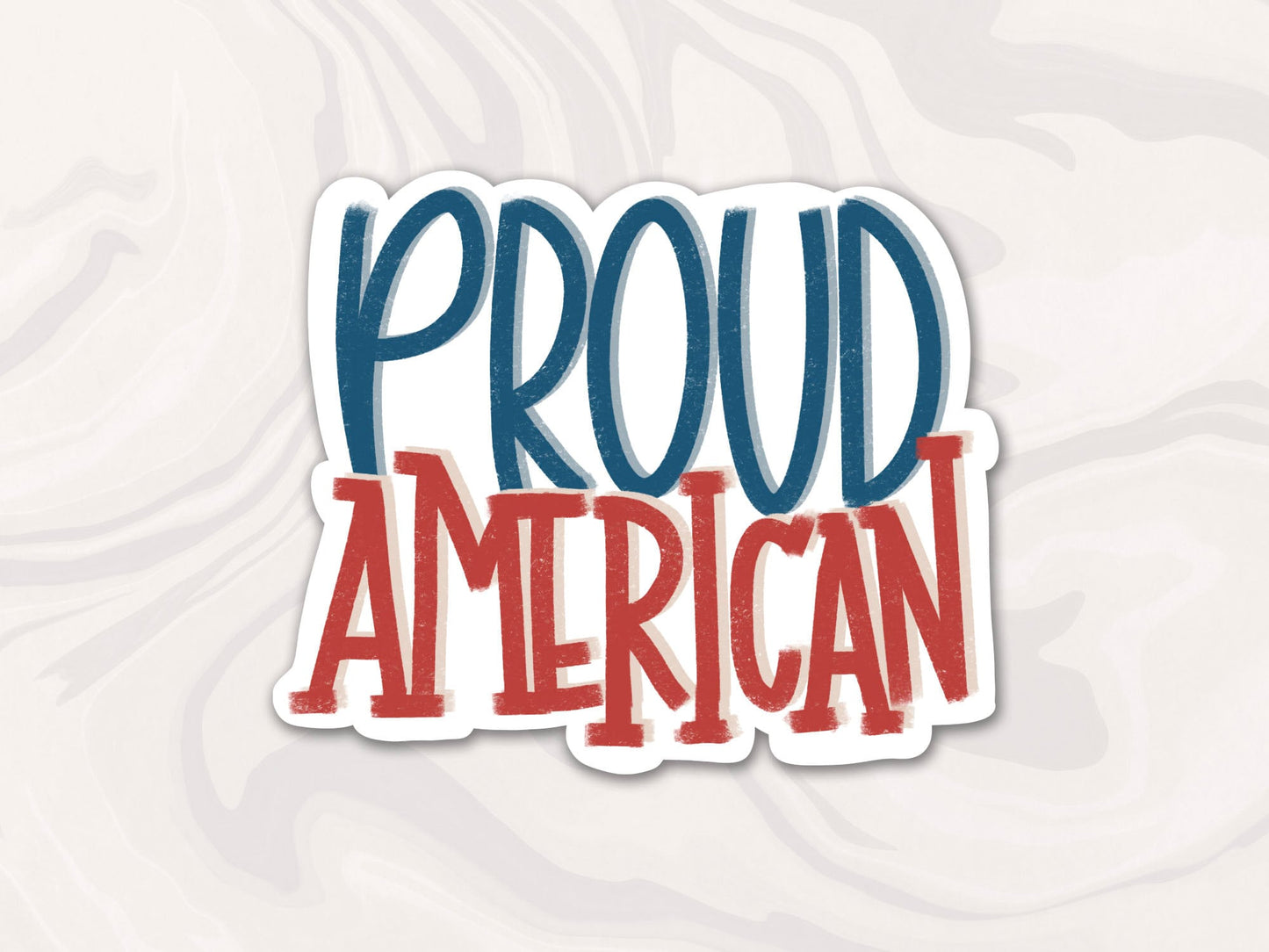 Proud American Sticker