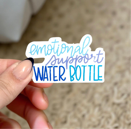 Emotional Support Water Bottle sticker