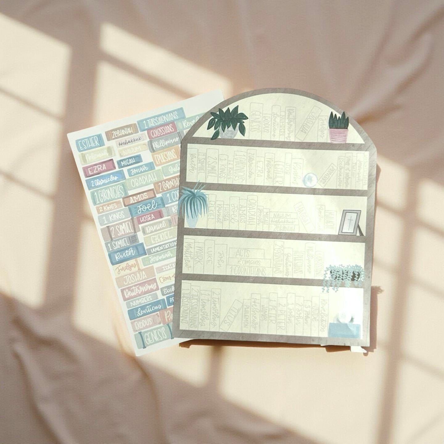 Bible Reading Tracker Pastel