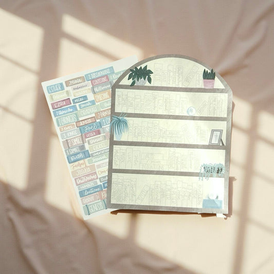 Bible Reading Tracker Pastel