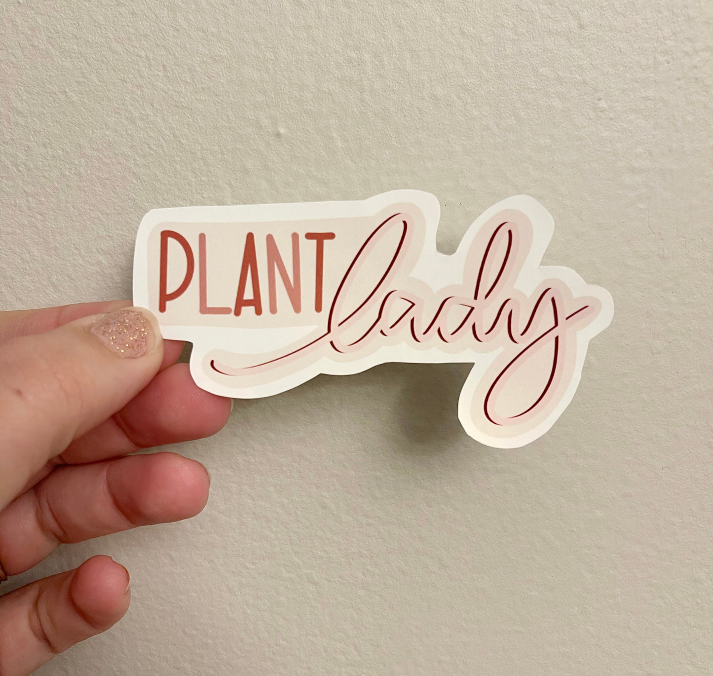 Plant Lady Vinyl Sticker