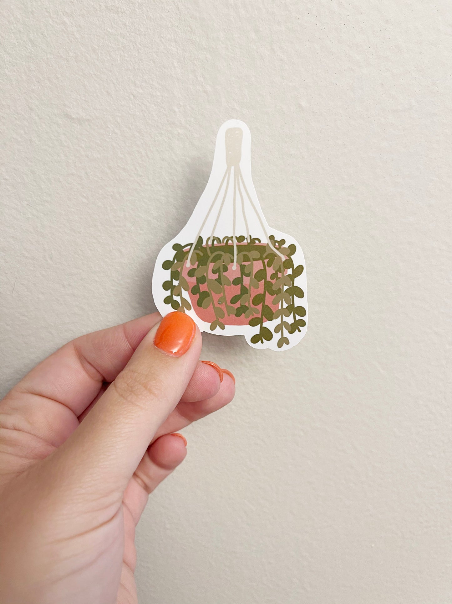 Macrame Plant Vinyl Sticker