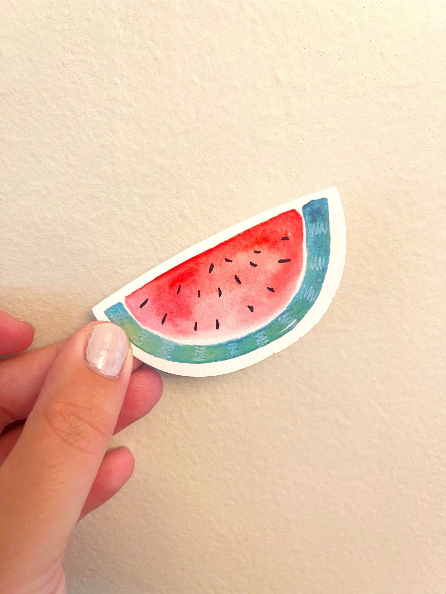 Watercolor Watermelon Sticker