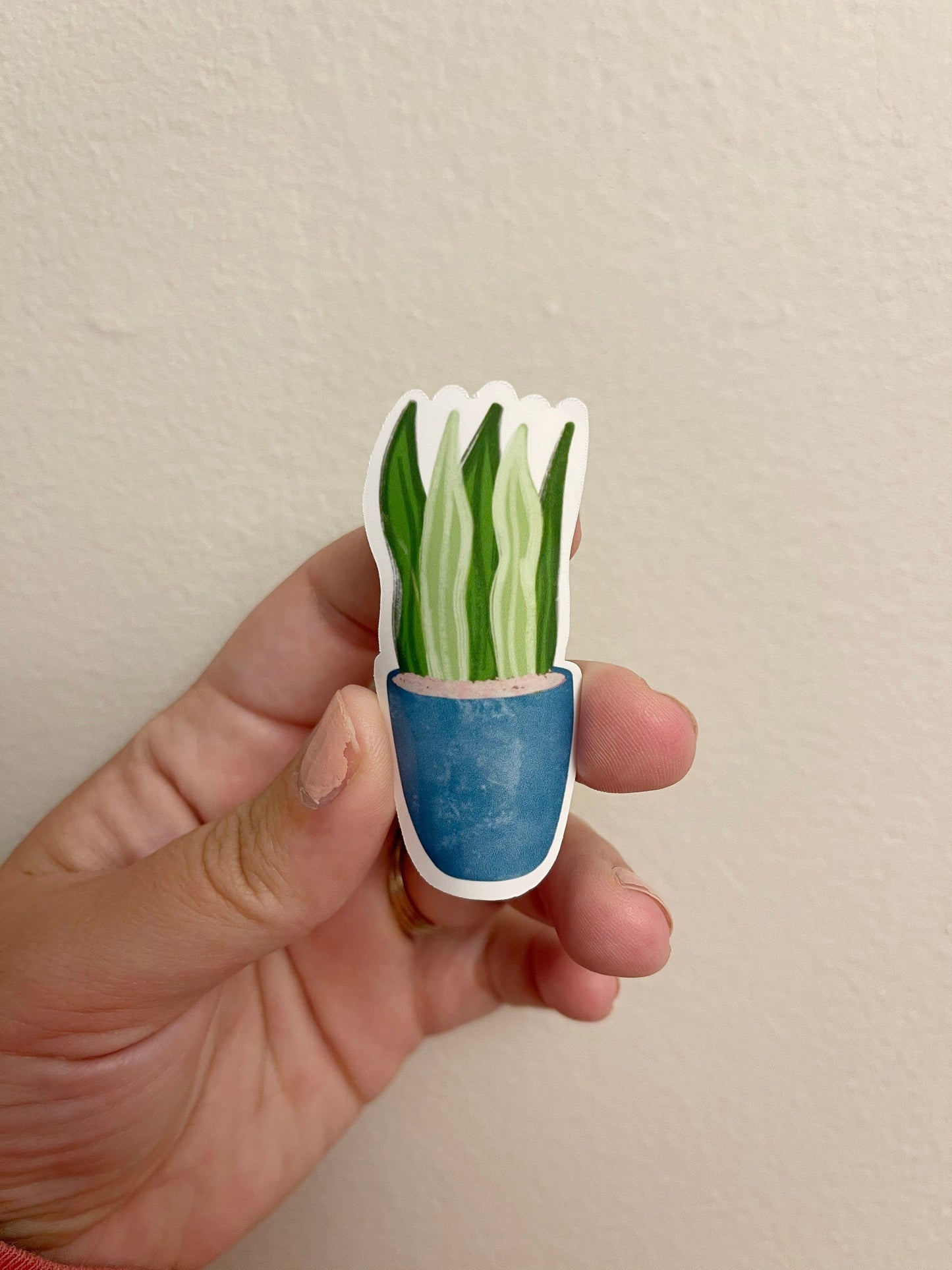 Snake Plant Vinyl Sticker