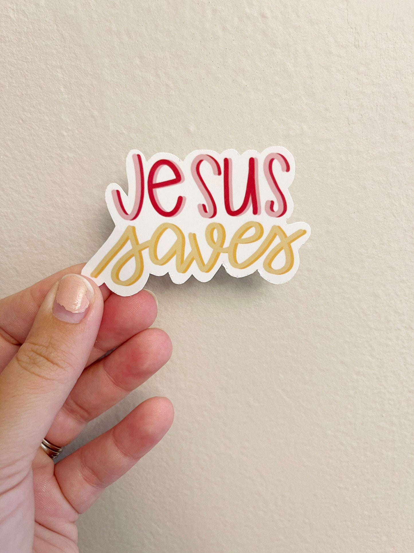 Jesus Saves Sticker