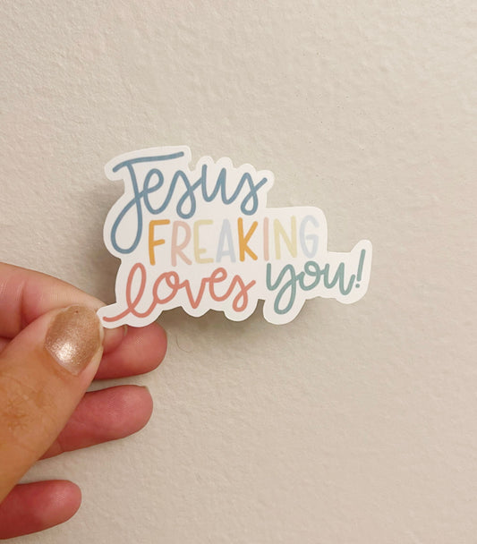 Jesus Loves You Sticker