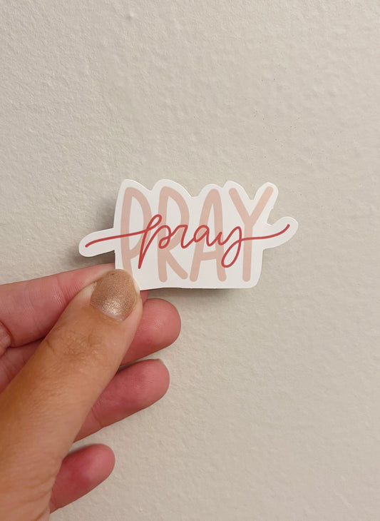 Pray Sticker