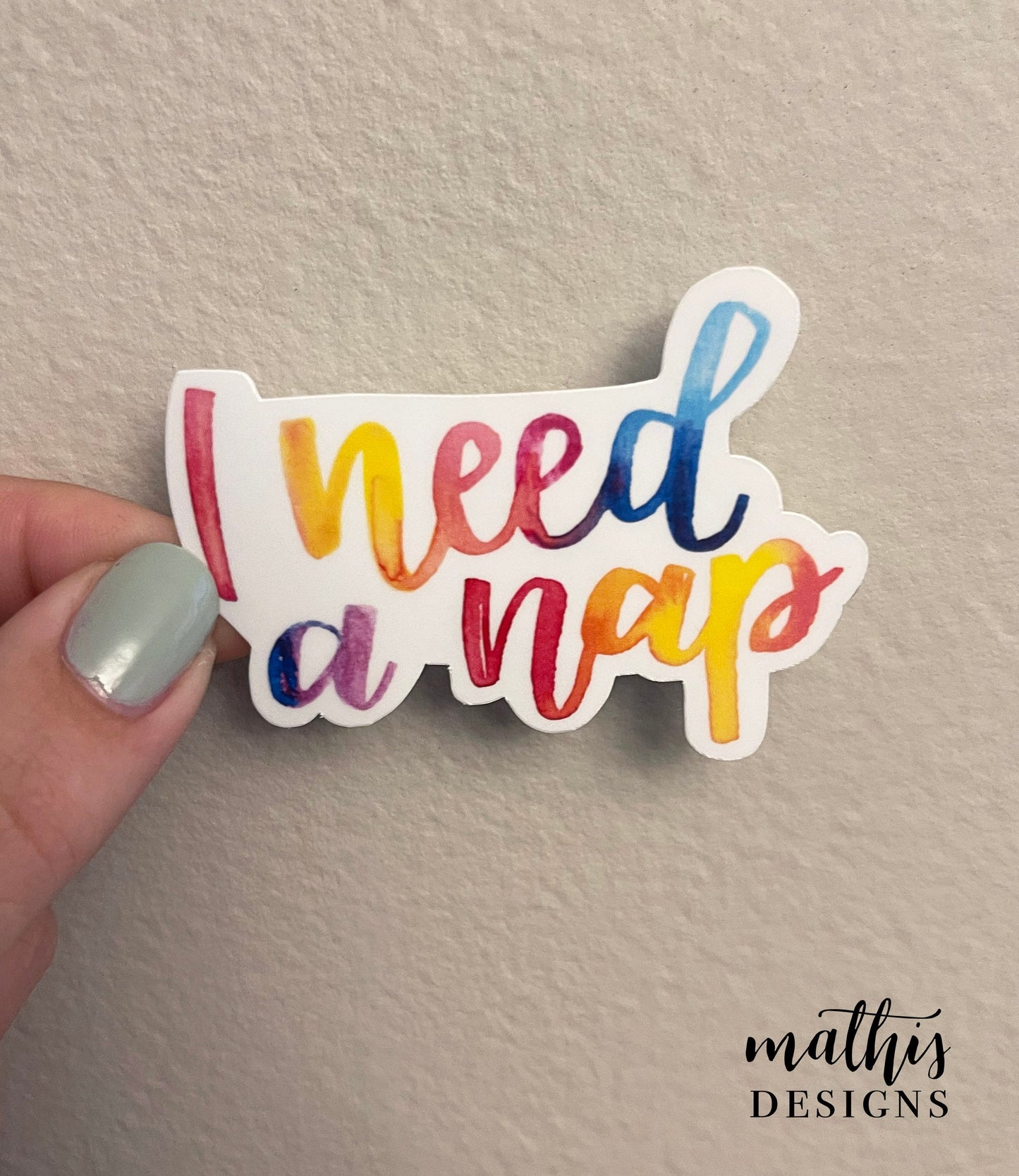 I Need a Nap Sticker