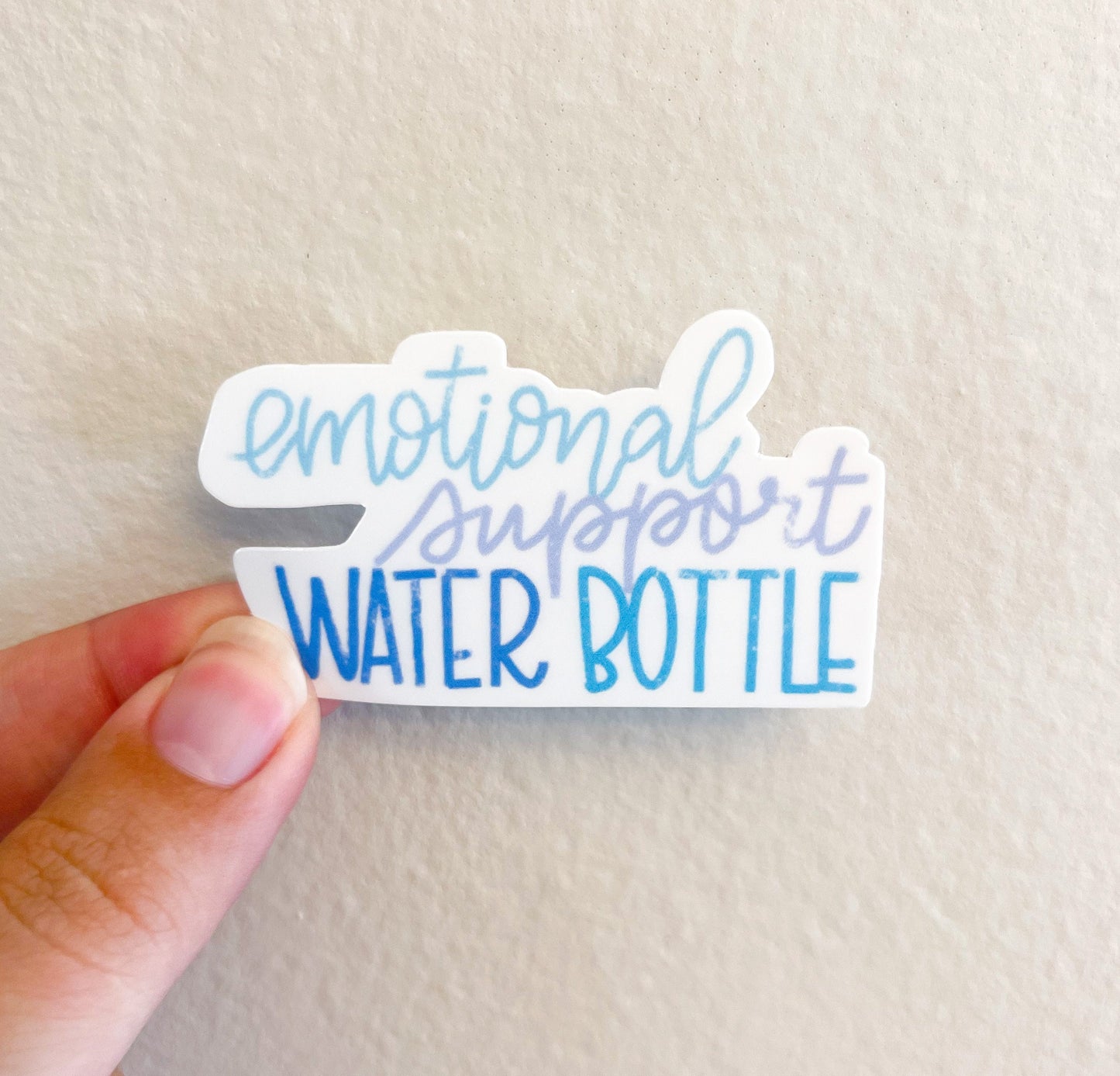 Emotional Support Water Bottle sticker