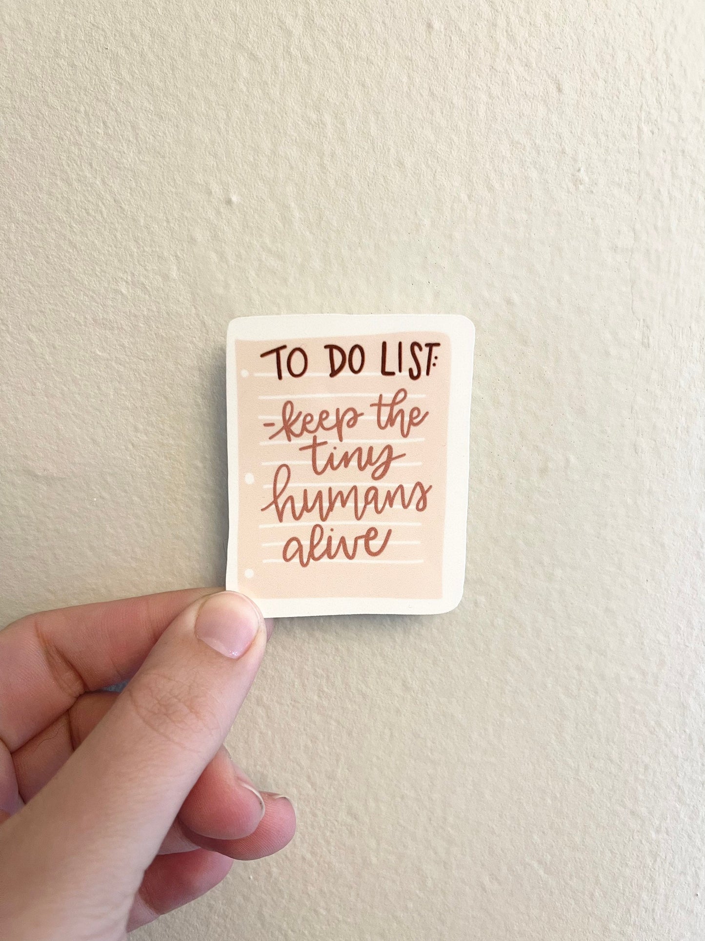 Mom To-Do List Sticker