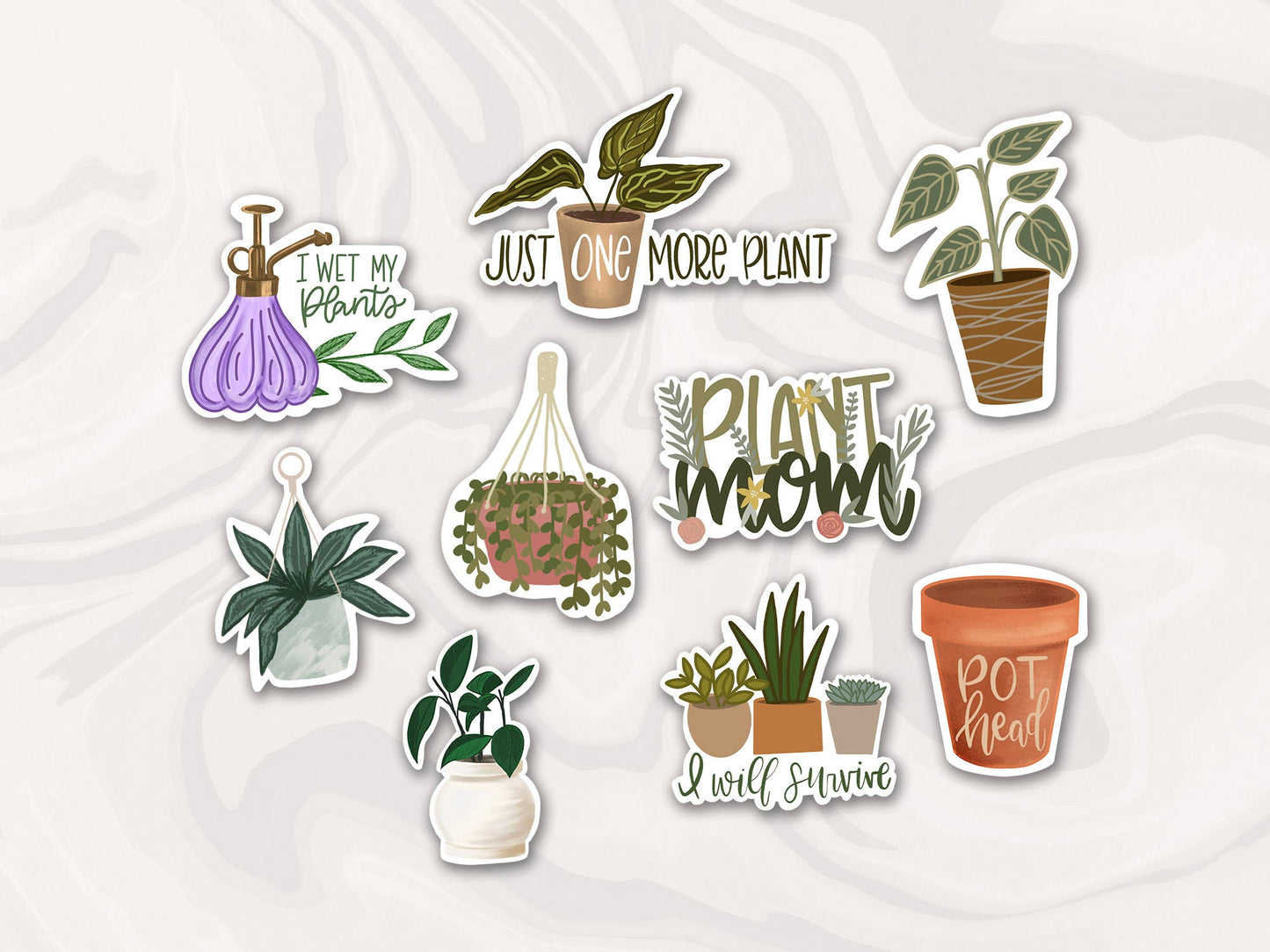 Plant Lover Sticker Set of 9