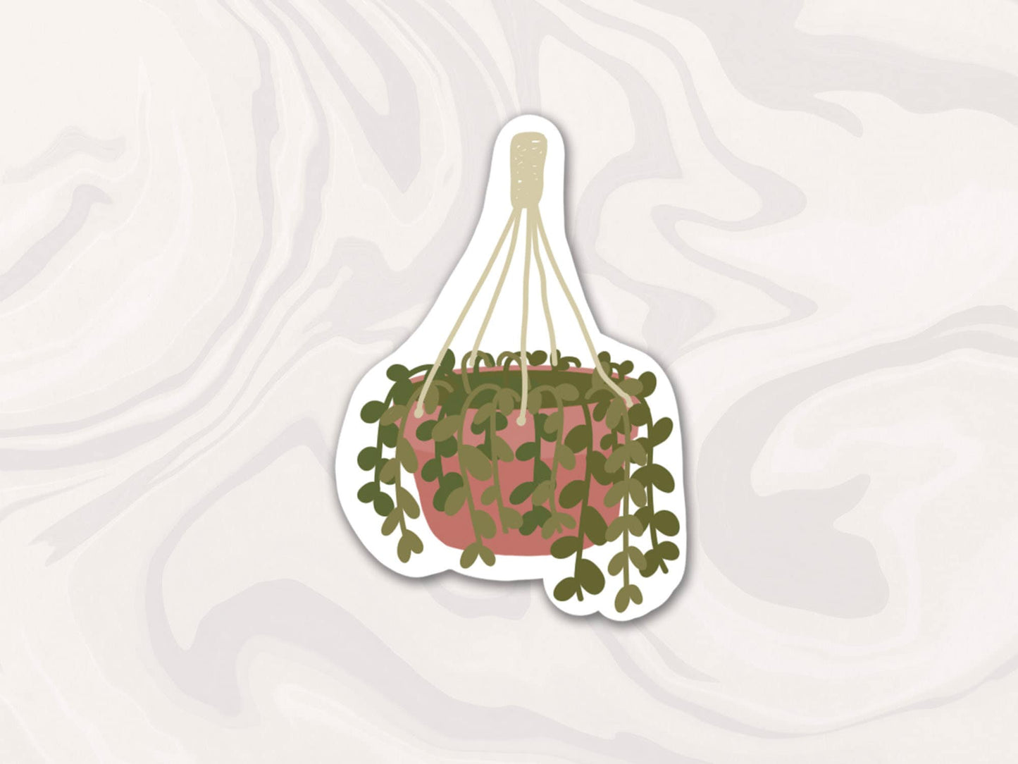 Macrame Plant Vinyl Sticker